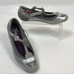 PUMA ECO ORTHOLITE SILVER SIZE 9 FASHION SNEAKERS